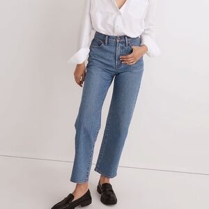 Madewell Perfect Vintage Wide Leg Crop Jeans Knoxville Wash